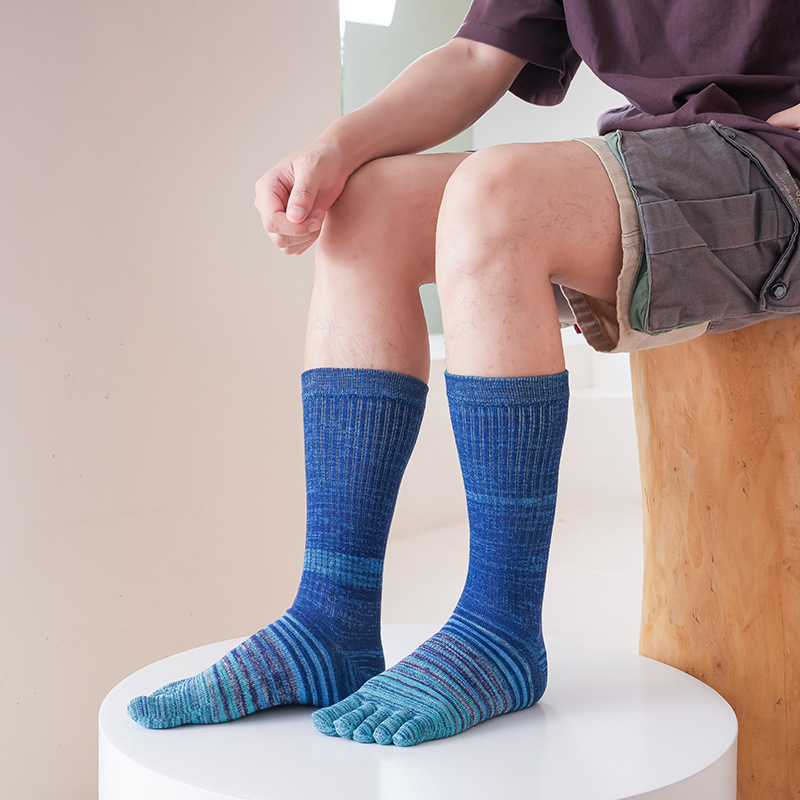 1/5 Paar Heren Teensokken Lang - Socks Ankle Men recensie en prijs