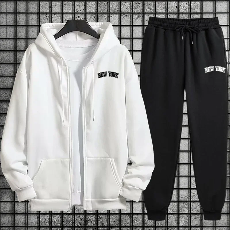 Heren trainingspak kwaliteit 2 - Mens Fashion Zip Up Hoodies recensie en prijs